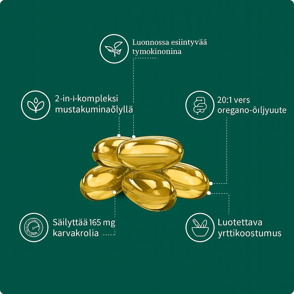 Oreganopohjainen öljy