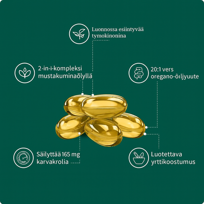 Oreganopohjainen öljy