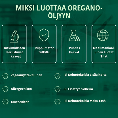 Oreganopohjainen öljy