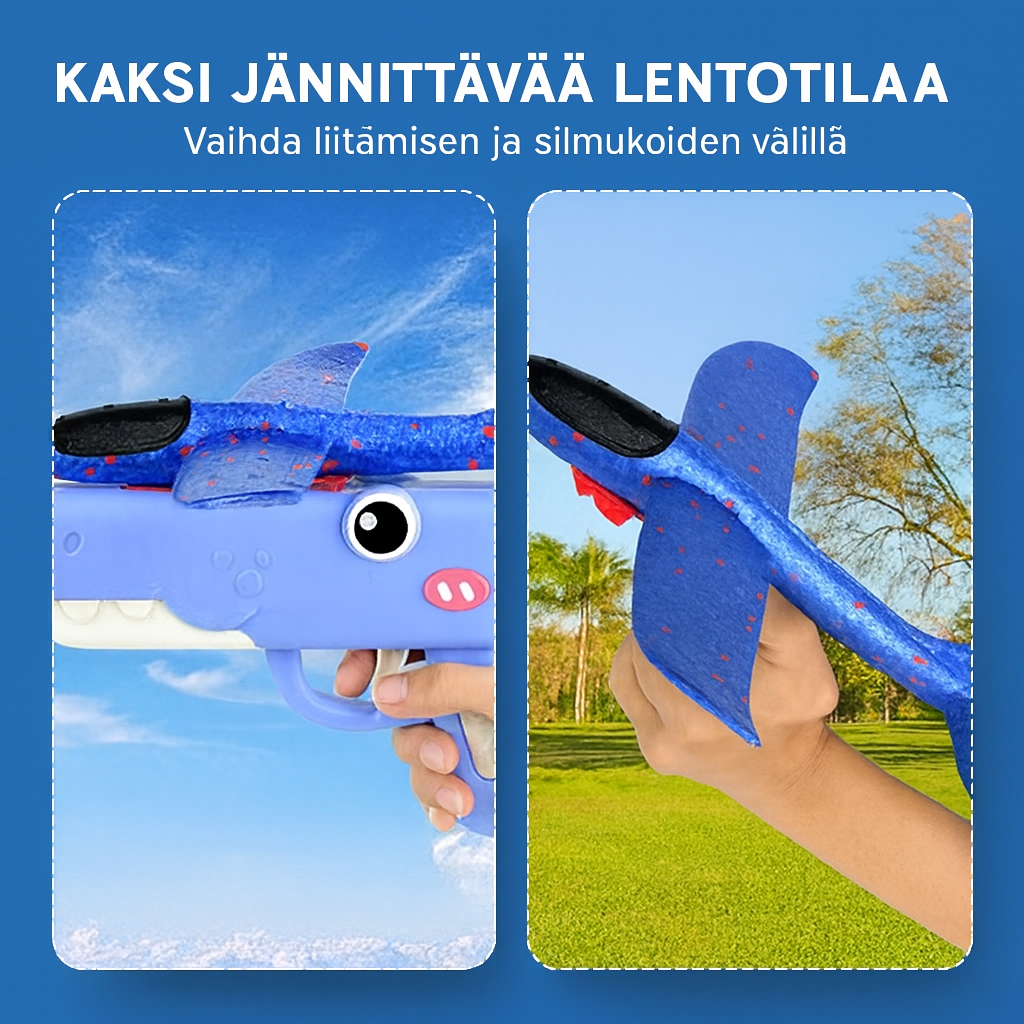 Dinosaur lentokoneen laukaisulelu