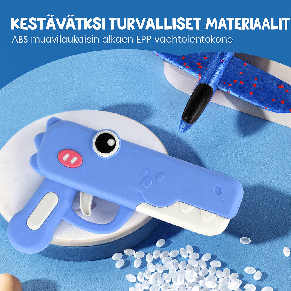 Dinosaur lentokoneen laukaisulelu