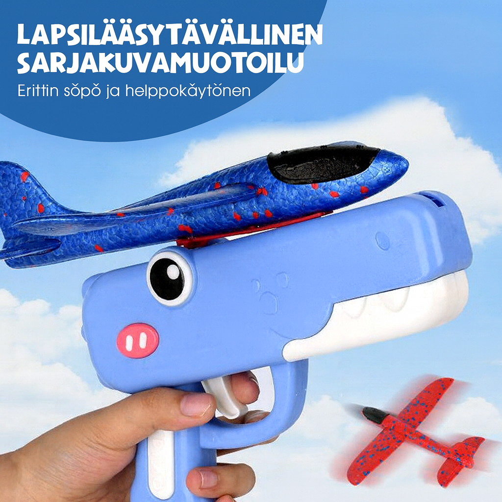 Dinosaur lentokoneen laukaisulelu