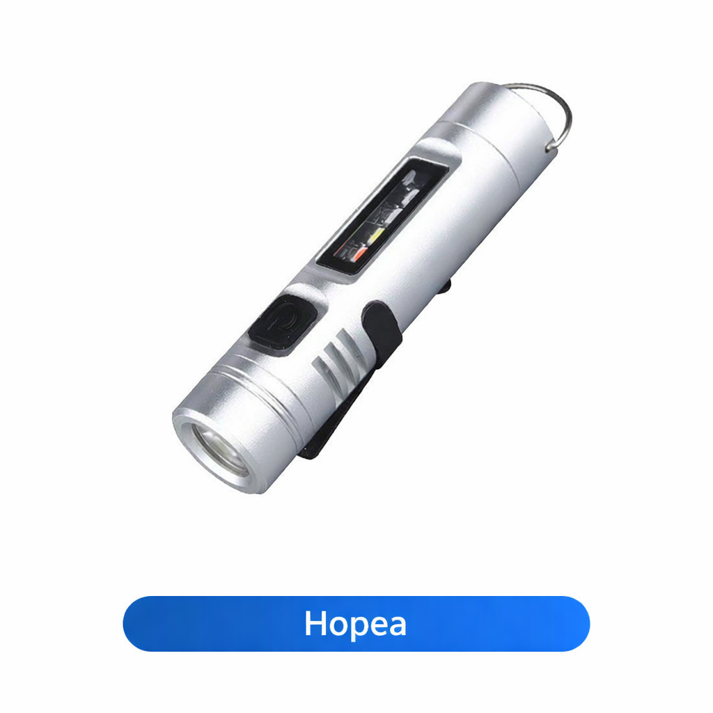 Monitoiminen minitaskulamppu alumiiniseoksesta