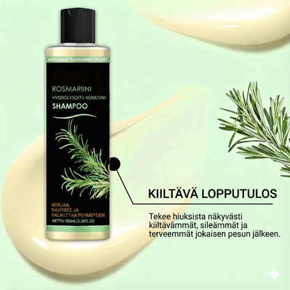 Rosmariinihydrolysoitu keratiini-shampoo