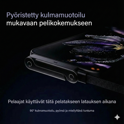 2-in-1-pikalatauskaapeli pidikkeellä