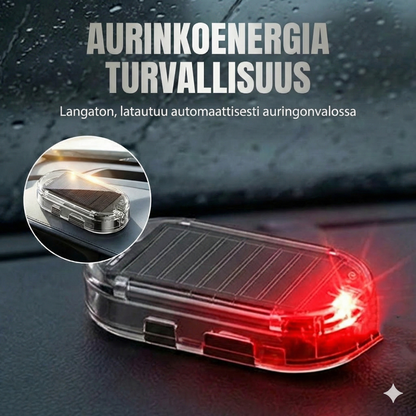 Aurinkokäyttöinen auton turvavalo (2 kpl)