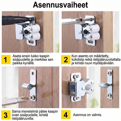 RST Push-to-Open -salpa: Vahva & Vedimetön