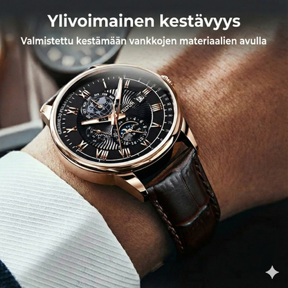 Klassinen ja tyylikäs kvartsikello miehille