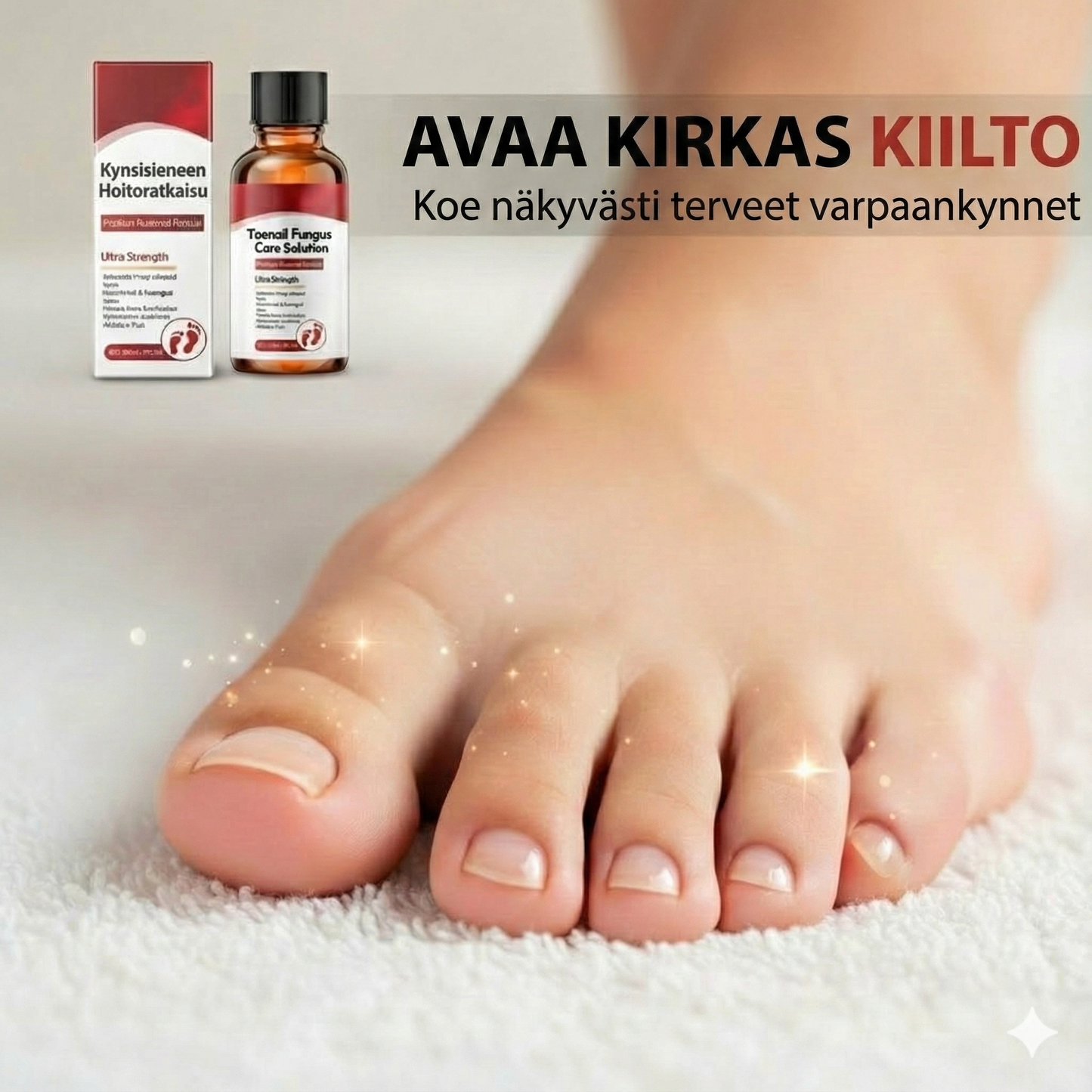 Kynsien korjausesanssi vaurioituneille kynsille