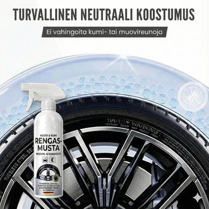 Muovin ja kumin entisöintisuihke