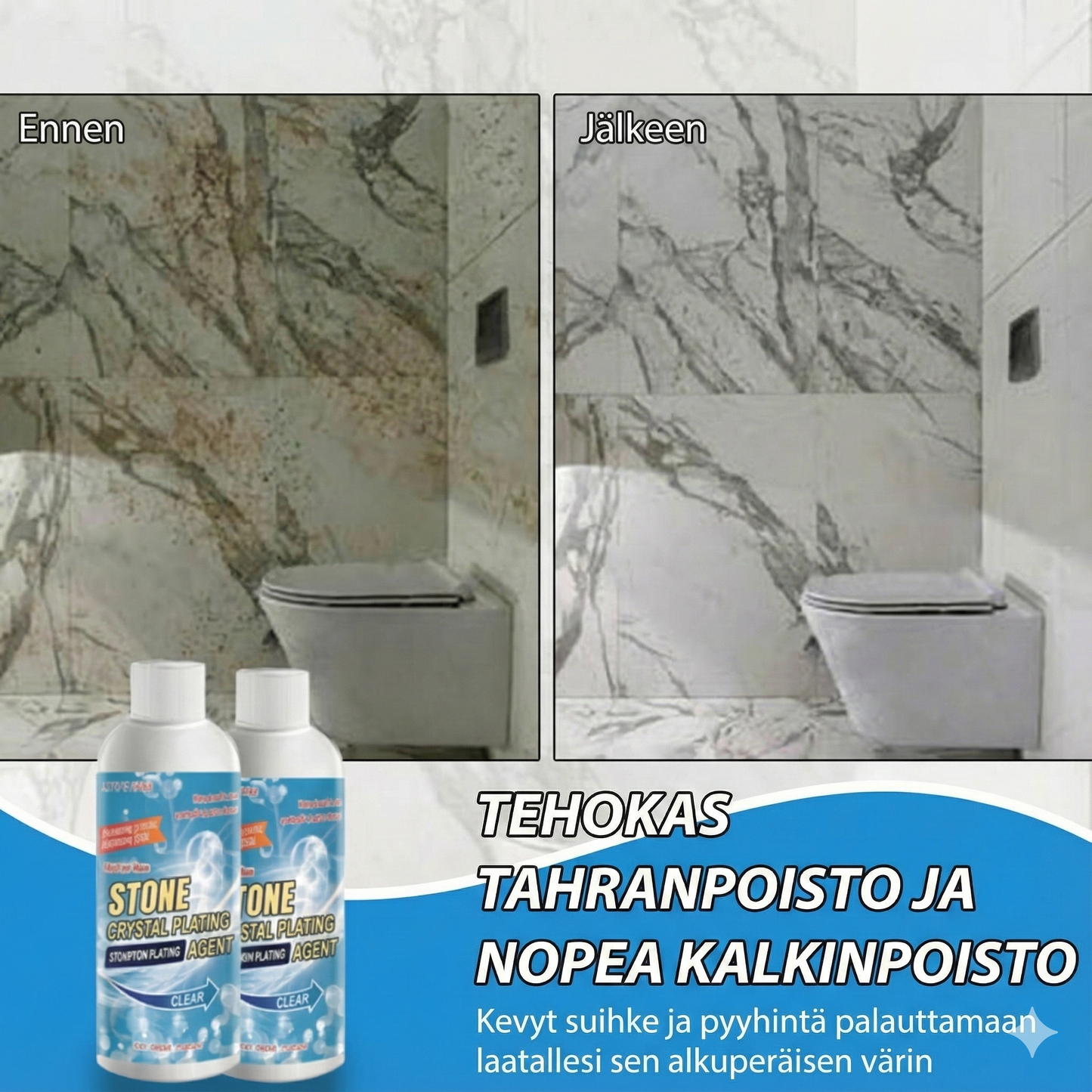 Kiven korroosionestoaine – Poistaa ruosteen ja tahrat turvallisesti