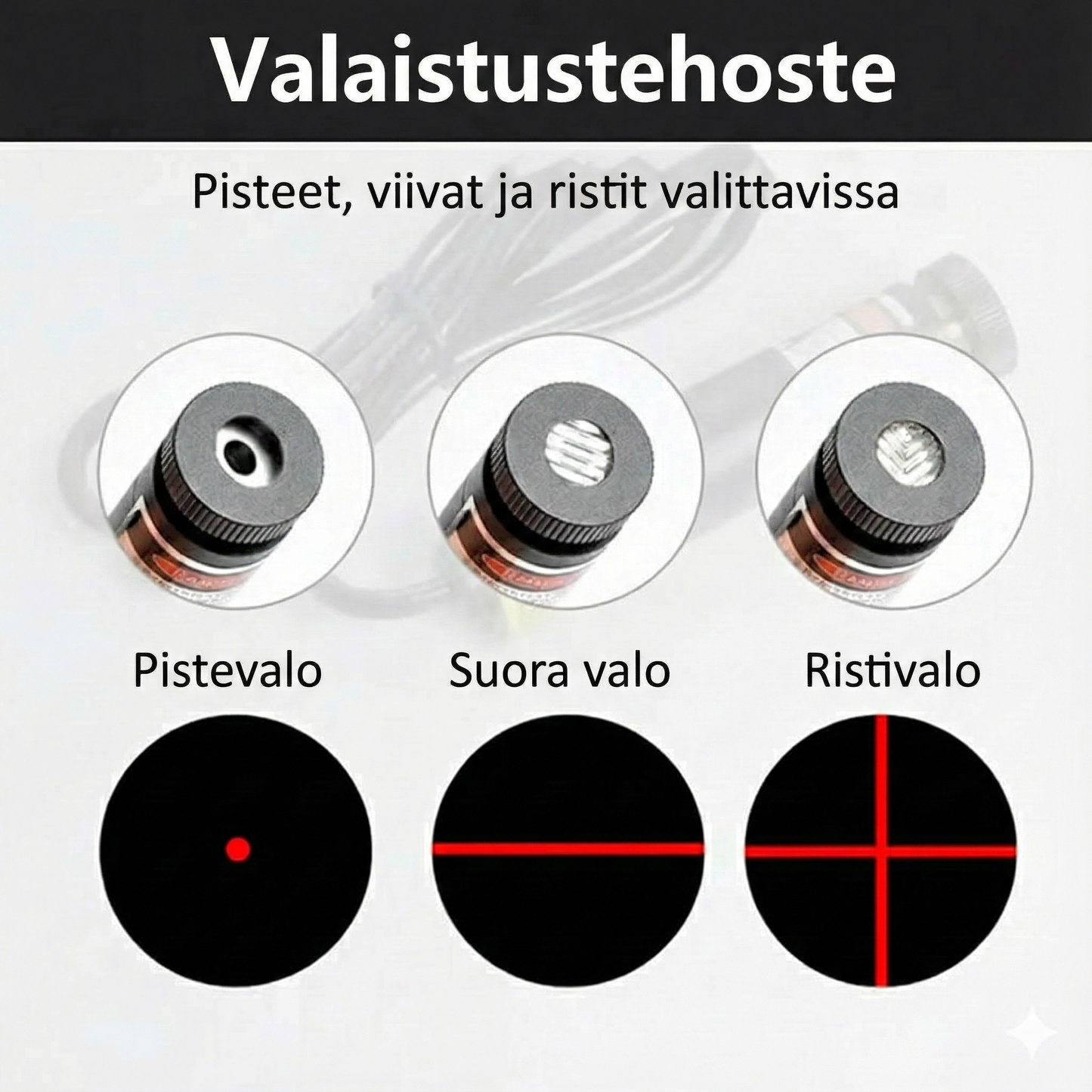 Magneettinen asemointipeittolamppu ompelukoneeseen