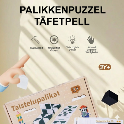 Interaktiivinen rakennuspalikkapeli: Harjoittele tilannäkemystä