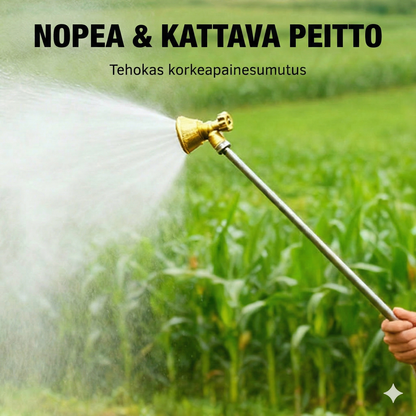 Säädettävä messinkisuutin maatalousruiskulle