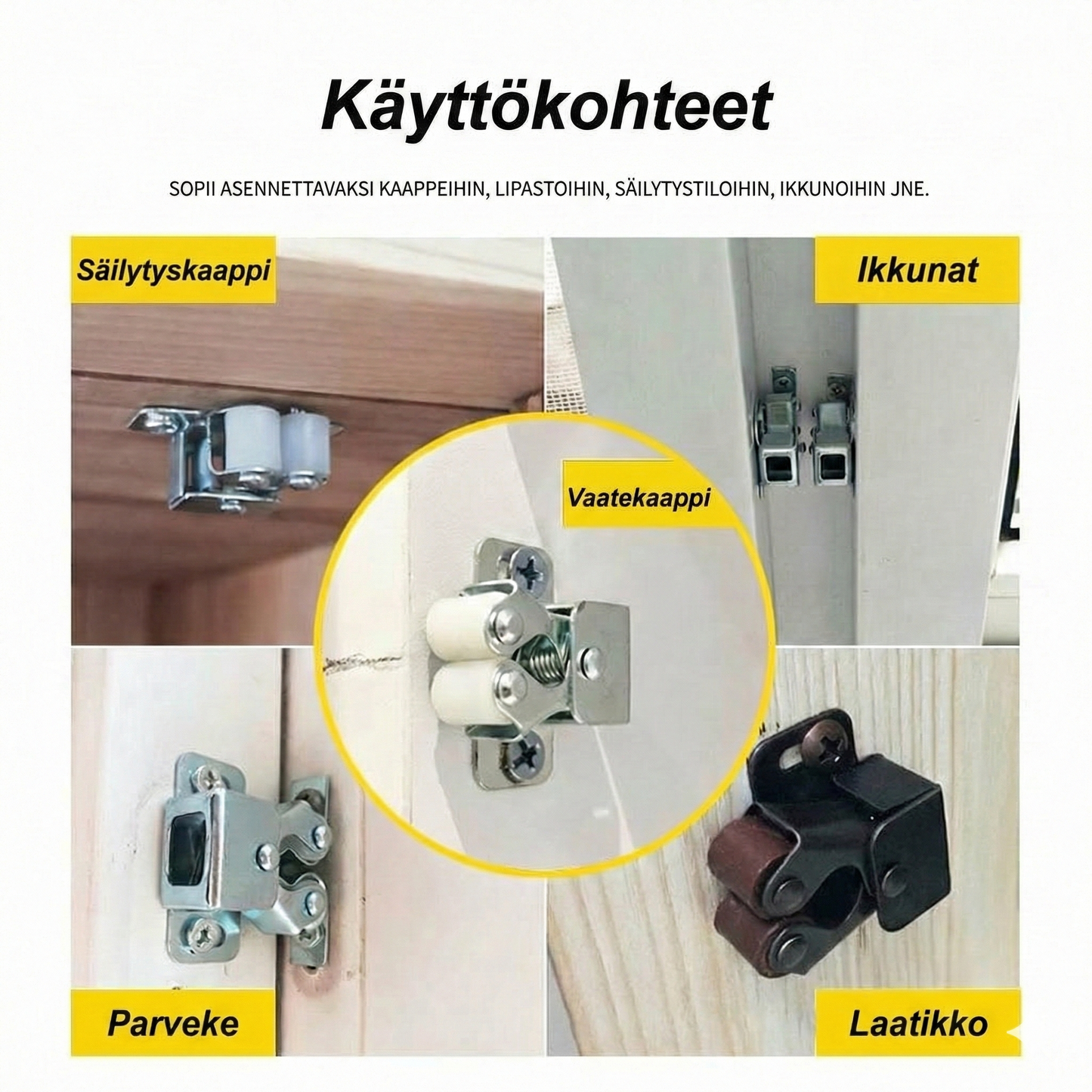 RST Push-to-Open -salpa: Vahva & Vedimetön