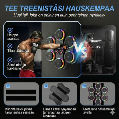 Bluetooth-musiikkinyrkkeilykone lapsille