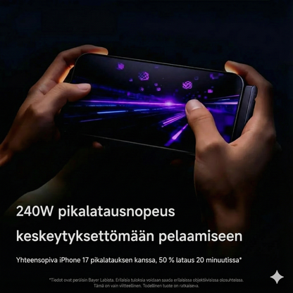 2-in-1-pikalatauskaapeli pidikkeellä