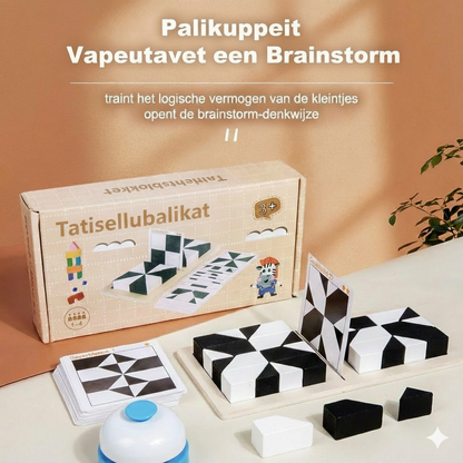 Interaktiivinen rakennuspalikkapeli: Harjoittele tilannäkemystä