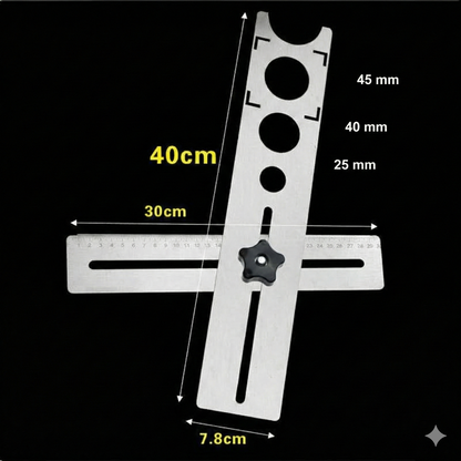 Täysin kulmassa säädettävä poraustyökalu