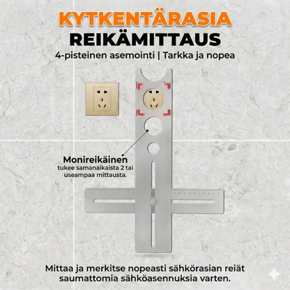 Täysin kulmassa säädettävä poraustyökalu