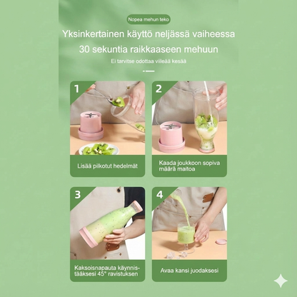 Kannettava tehosekoitin tuoreen suolan valmistukseen