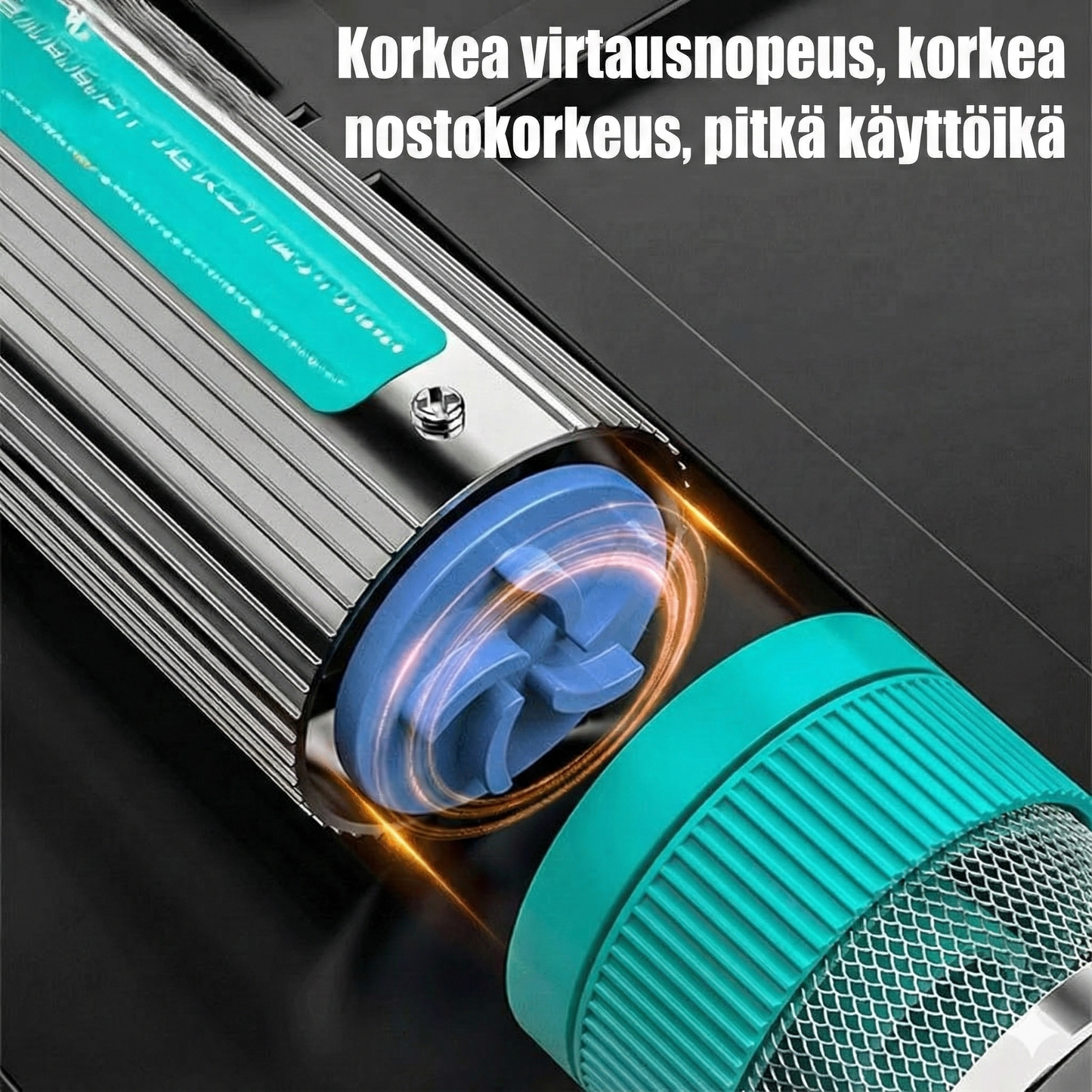 Yleiskäyttöinen 100 W:n akkupumppu (öljy ja vesi)