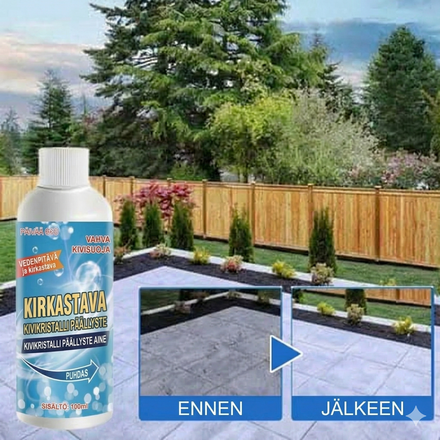 Kiven korroosionestoaine – Poistaa ruosteen ja tahrat turvallisesti