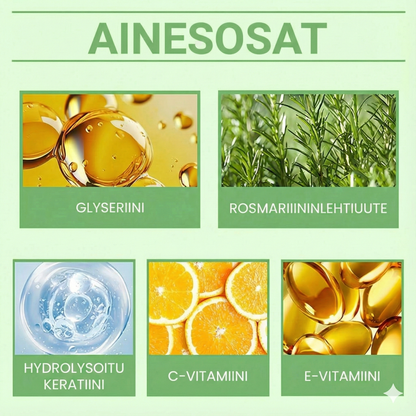 Rosmariinihydrolysoitu keratiini-shampoo