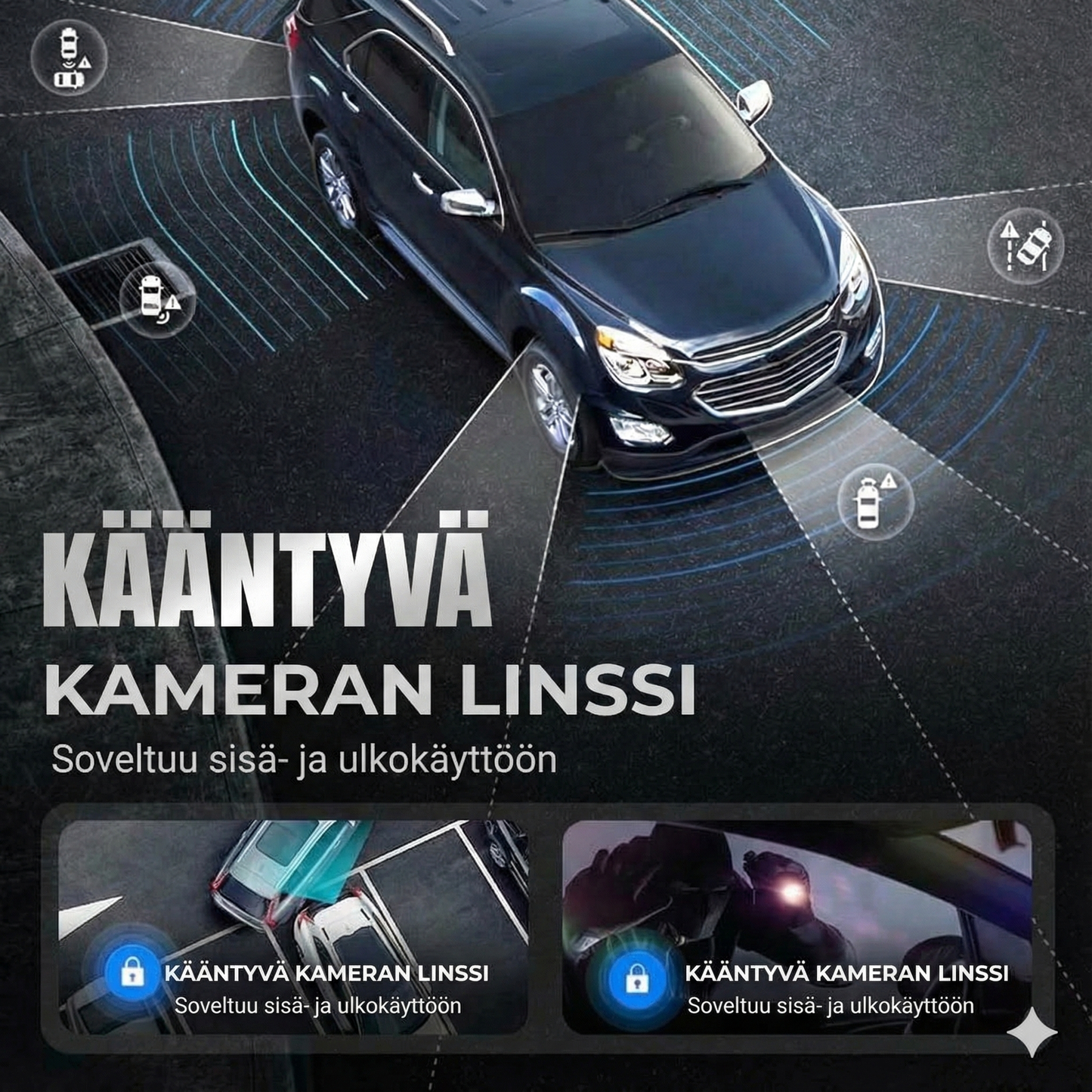 Mini HD-kojelautakamera