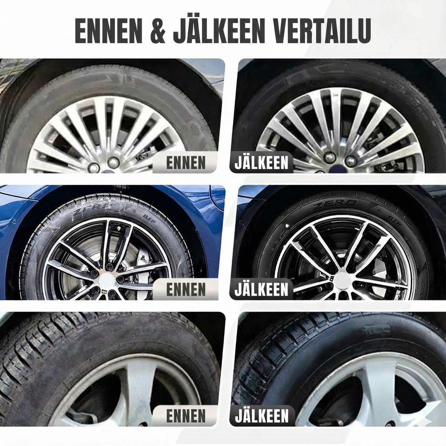 Muovin ja kumin entisöintisuihke