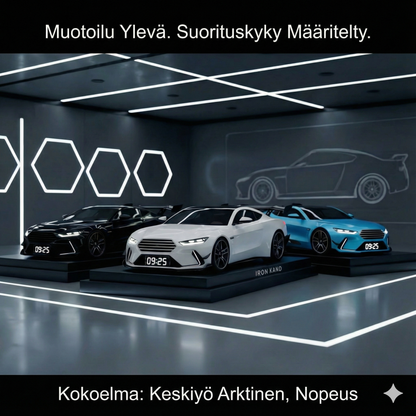 Hyperauton herätyskello – Realistiset ääni- ja valotehosteet