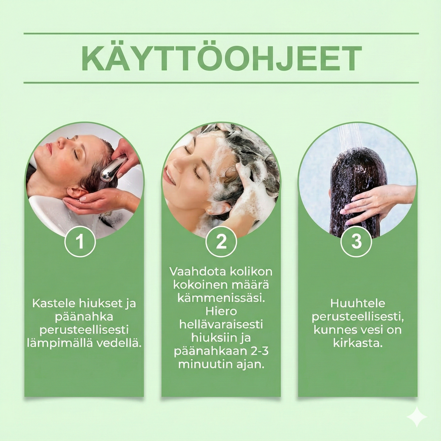 Rosmariinihydrolysoitu keratiini-shampoo