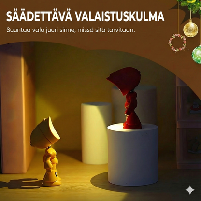 Mini luova robottipöytävalaisin