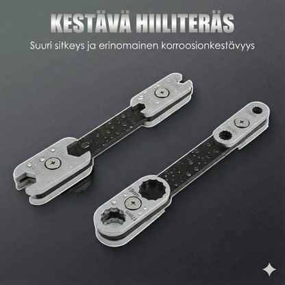 Monitoiminen säädettävä jakoavain autoille