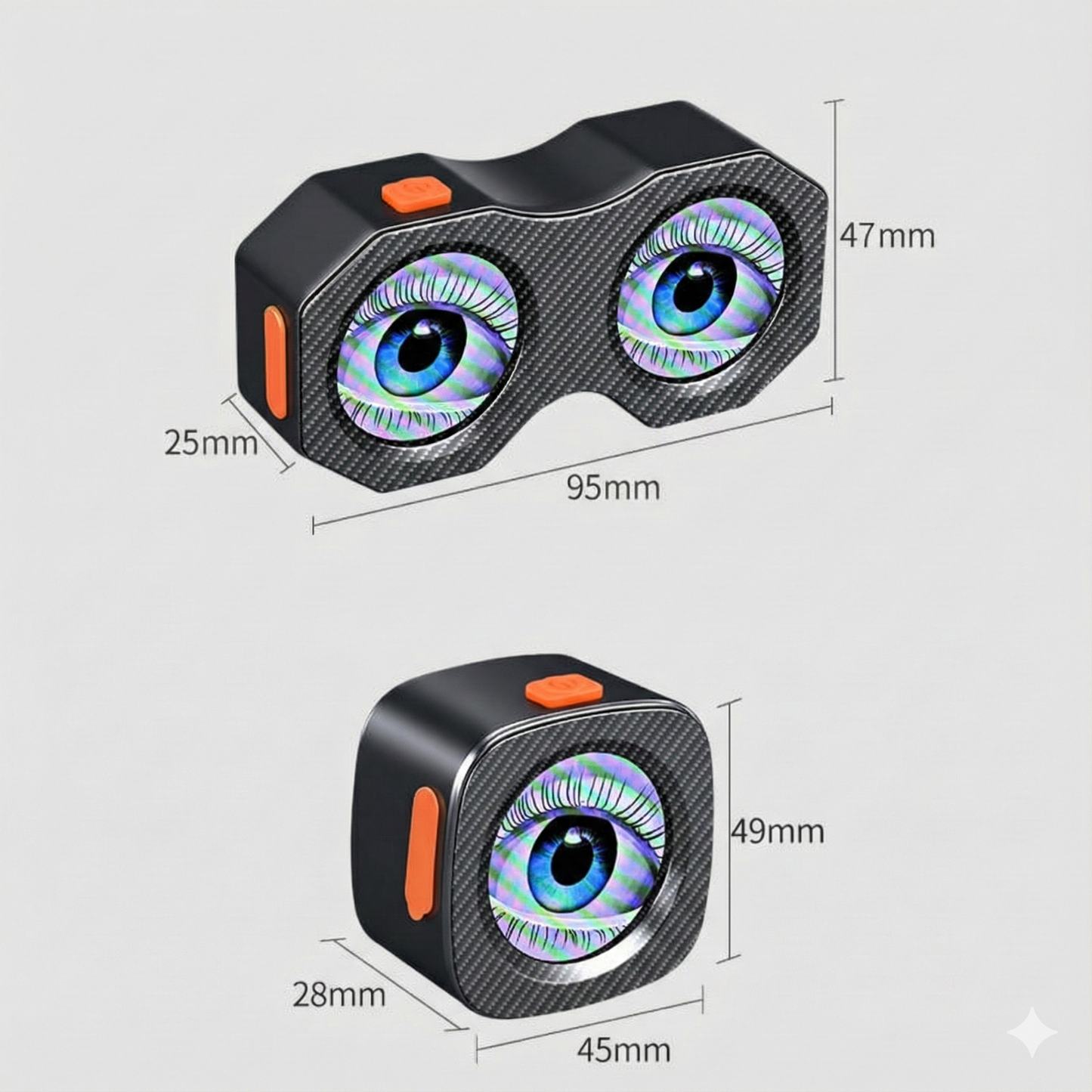 Dynaaminen Devil's Eye -takavalo