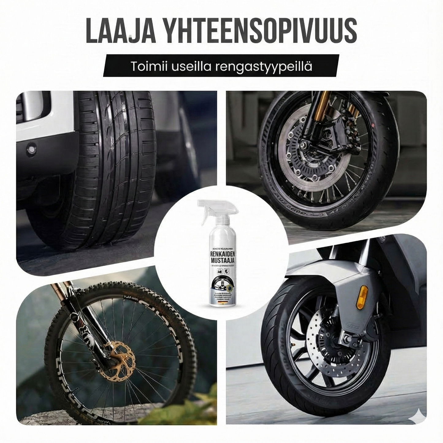 Muovin ja kumin entisöintisuihke