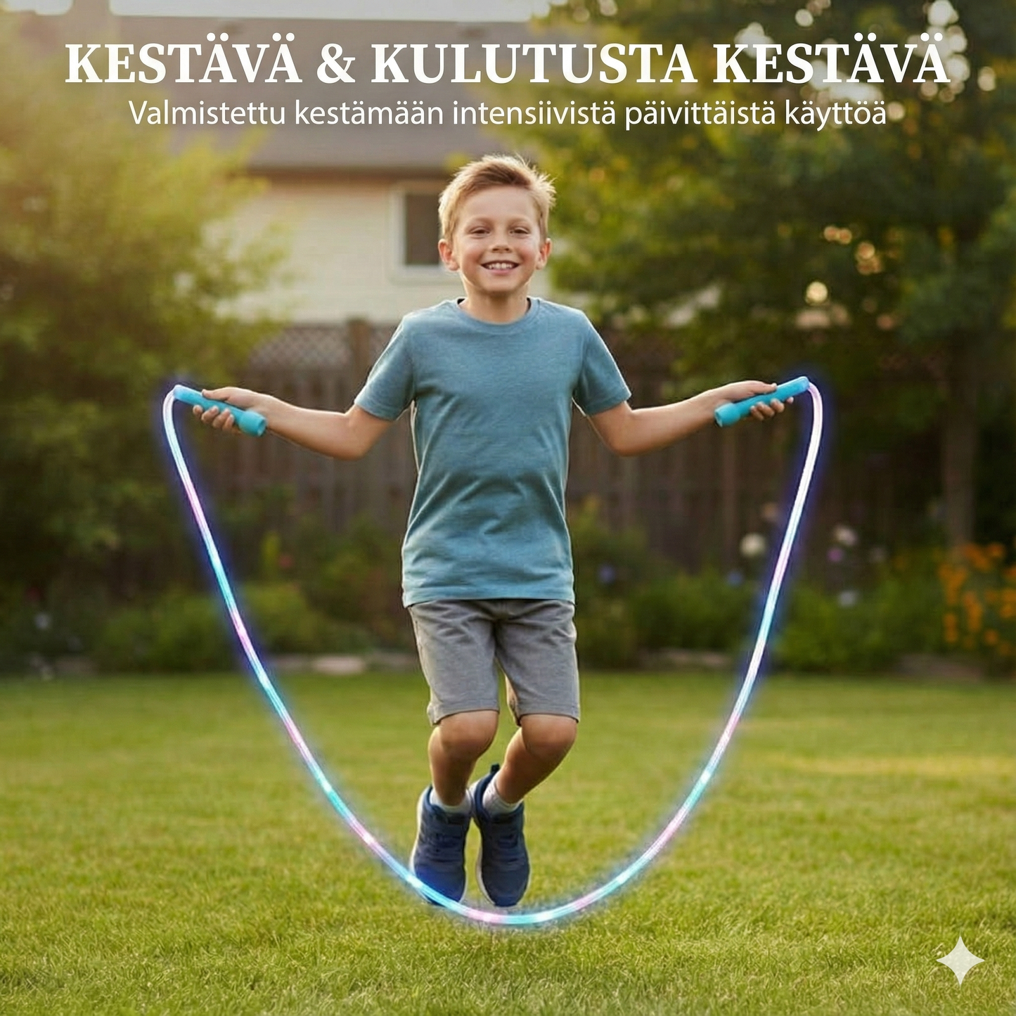 LED-valaistu hyppynaru lapsille