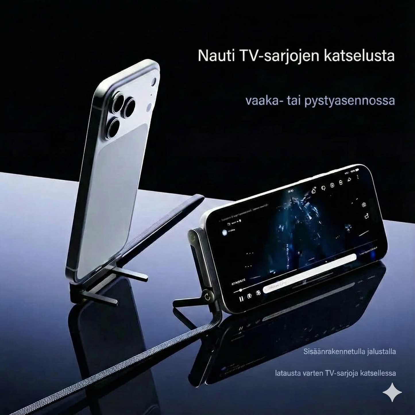 2-in-1-pikalatauskaapeli pidikkeellä