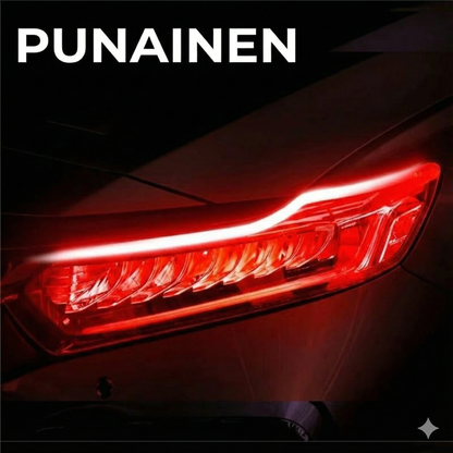 Auton ajovalojen LED-valaistus