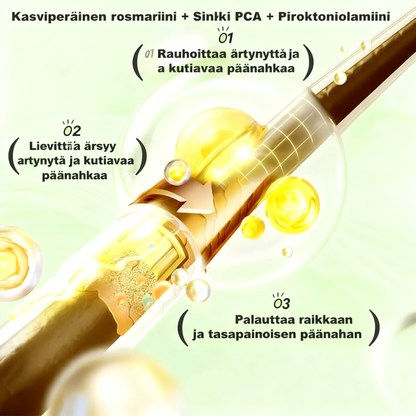 Puhdasta raikkautta antava shampoo kiillon tehostamiseksi