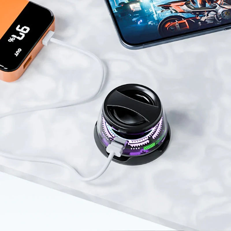 Kompakti ja magneettinen Bluetooth-kaiutinsarja LED-valaistuksella