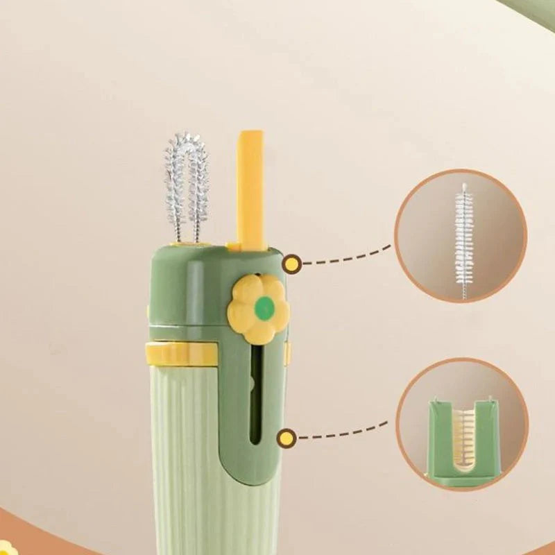 5-in-1-puhdistusharjasarja vesipulloille