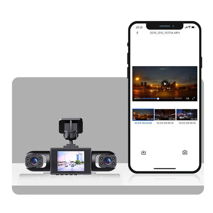 360° 4-linssinen autokamera – Täysi näkyvyys & pimeänäkö