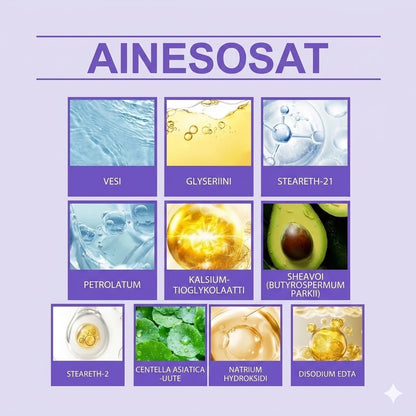 Hellävarainen ja kivuton kasvojen karvanpoistovoide