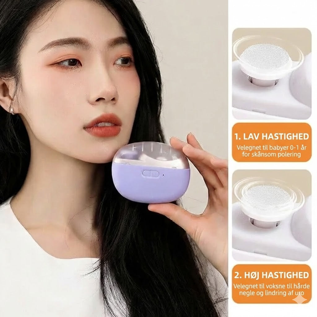 3-in-1 sähköinen kiillotuslaite ja automaattinen kynsileikkuri