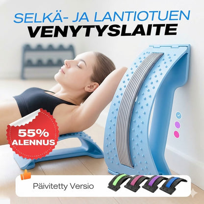 Magneettinen akupunktiohieronta- ja selkävenytin lannerangalle