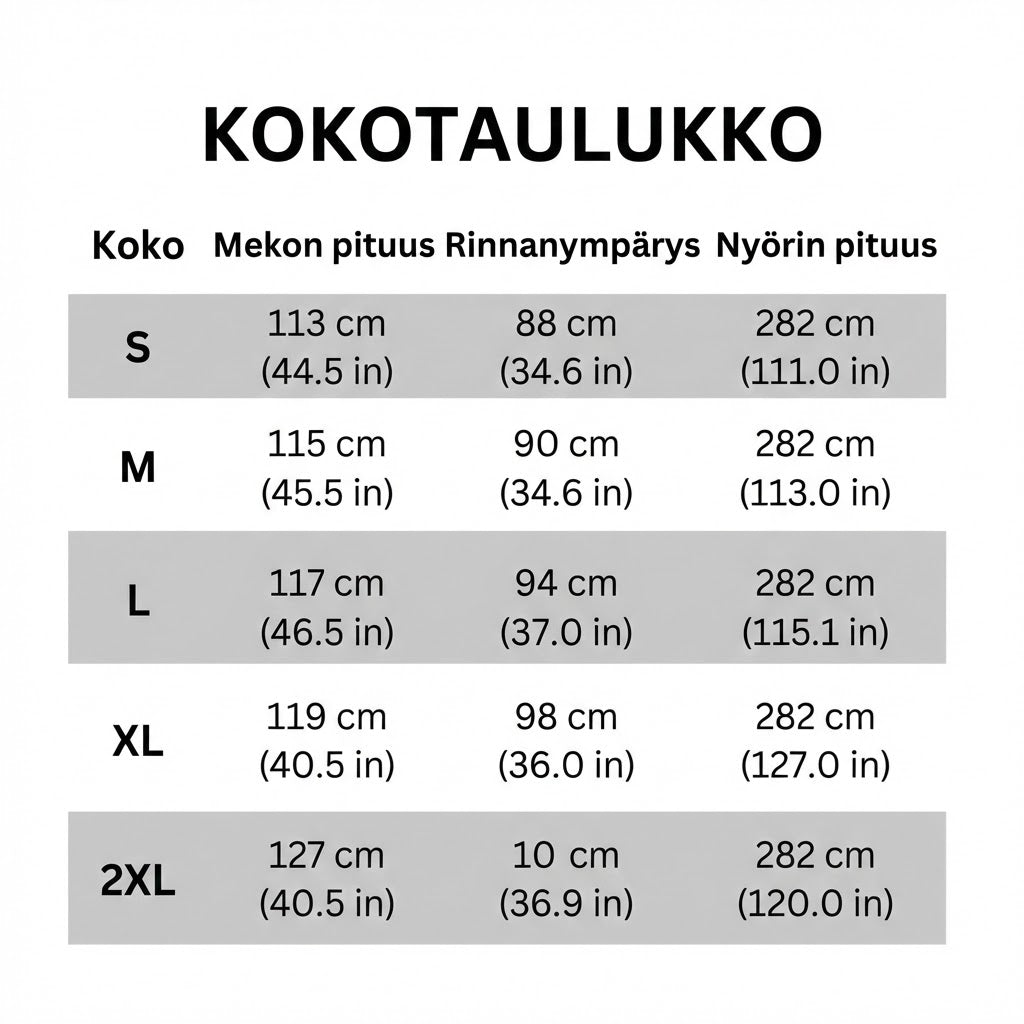Selätön maksimekko naisille – säädettävä, väljä ja monikäyttöinen