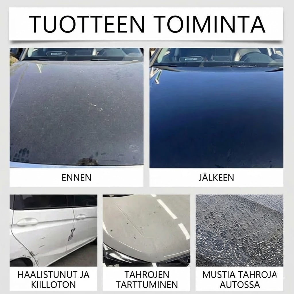 Naarmunkestävä auton kiillotussarja maalipinnan korjaukseen