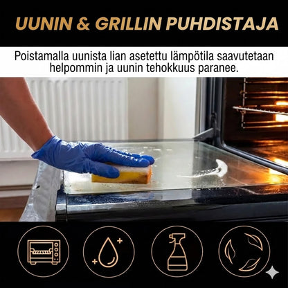 Uunin ja grillin puhdistussuihke