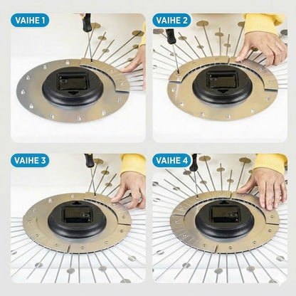 Tyylikäs strassiseinäkello